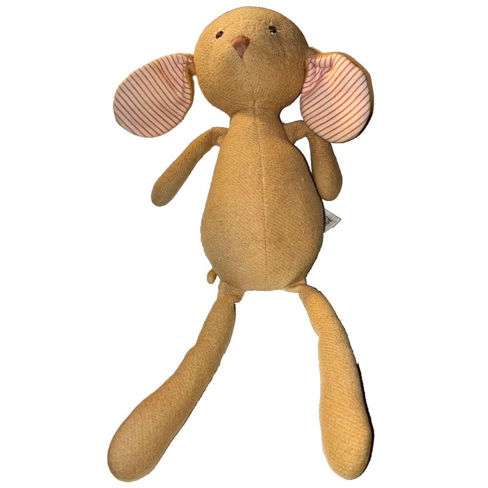 Hazel Village Annicke Mouse 12" Plush Toy Red White Striped Ears No Clothing